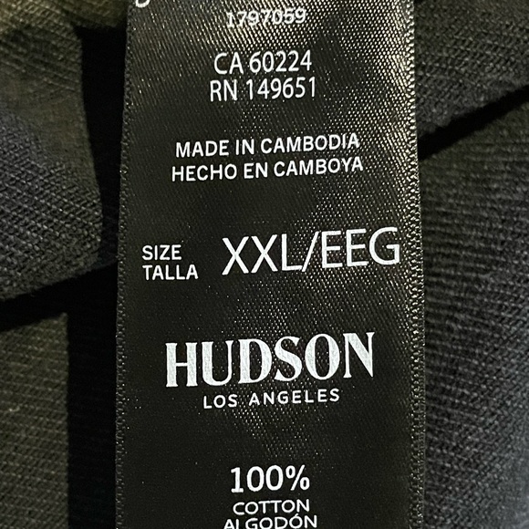 Hudson Ladies' Denim Shirt Jacket Women's Black OVERSIZE DENIM JACKET Size XXL - Picture 9 of 12